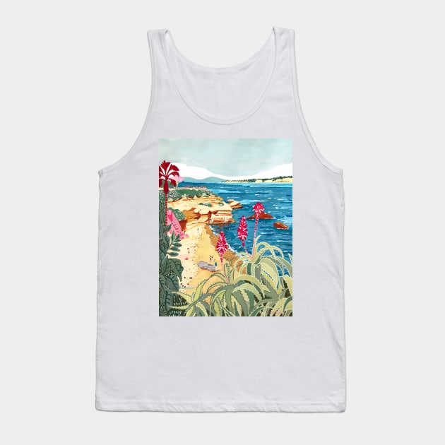 La Jolla Cove Tank Top by Limezinnias Design